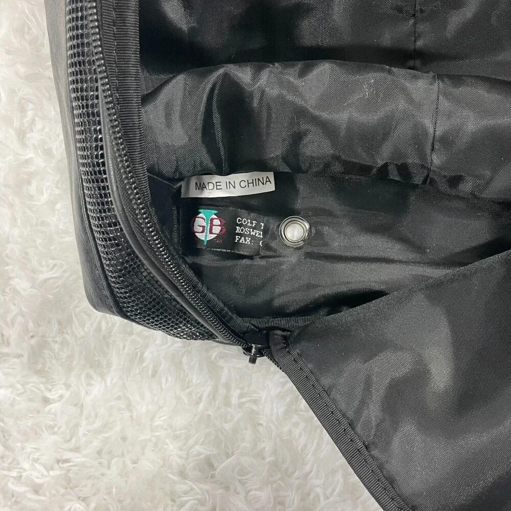 GTB Mini Pouch Golf Sports Tour Travel Business Case Bag (Black)